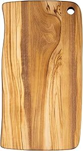 Lipper Internacional Madera de Olivo Rústica Tabla de Servir/Cortar - Product Image 4