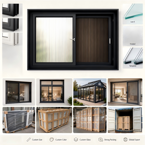 Finestre a Battente Orizzontali in <span class=keywords><strong>Alluminio</strong></span> con Telaio Sottile in Stile Italiano Moderno di Lusso con Tende Integrate per Progetti di Ville - Product Image 6