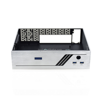 Minirestante Mini-ITX de Aluminio para Servidor, Portátil y Personalizado, Ordenador PC Industrial, HTPC de Escritorio Fino, 2U, Disponible en Acero