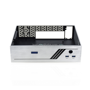 2U portatile Custom in alluminio Short Server Case <span class=keywords><strong>Mini</strong></span>-ITX industriale PC <span class=keywords><strong>Computer</strong></span> sottile <span class=keywords><strong>Desktop</strong></span> HTPC <span class=keywords><strong>Mini</strong></span> Rack in acciaio fornito - Product Image 3