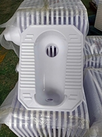 Toilette à la turque en plastique pour la transformation des toilettes aquatiques rurales