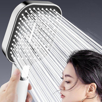 Pomme de douche chauffante intelligente à affichage numérique alimentée par batterie, pomme de douche de salle de bain, pomme de douche en cascade