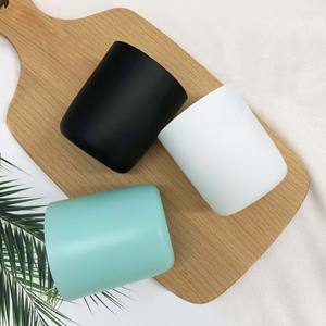 Hot Arc Dưới Màu Nến Cup Container Nến Chủ DIY Màn Hình In Ấn Mạ Điện Macaron Người Giữ Ngọn Nến - Product Image 2