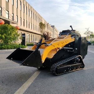 <span class=keywords><strong>Mini</strong></span>-chargeuse compacte à moteur diesel en promotion usine, chargeuse compacte tout-terrain pour jardin, petite chargeuse compacte - Product Image 6