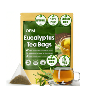 Bolsitas de Té de Hoja de Eucalipto, Hojas Sueltas Naturales y Puras, Té Herbal Saludable, Sin Azúcar, Sin Cafeína, Sin Gluten, Vegano, Venta al Por Mayor - Product Image 1