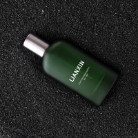 Bouteille de parfum 100 ml Bouteille de cologne givrée pour hommes en verre vide Bouteilles de pulvérisation de parfum de luxe uniques et personnalisées