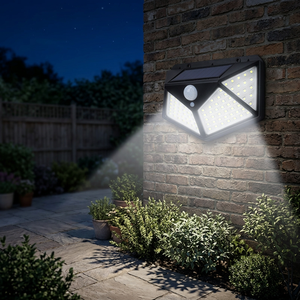 Lámpara Solar de Jardín de Alta Calidad y Bajo Precio, 100 LED, Impermeable, con Sensor de Movimiento, Luces Solares para Jardín - Product Image 2