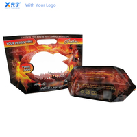 Sac refermable en plastique PET CPP personnalisé avec logo, idéal pour poulet grillé, portable et refermable, prix usine