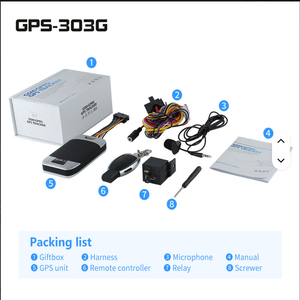 Coban TK303G Real Time Location Anti-theft GPS Tracker With <b>Remote</b> Oil Cutting Fuel Monitoring Mini Car Tracker With SOS Button - Product Image 5
