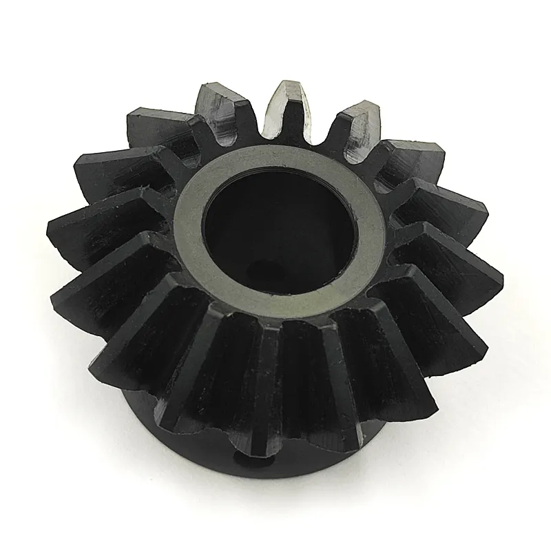 China Customized CNC Parts High Quality Material POM Nylon Straight Bevel Plastic Gear