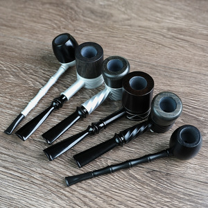 Briarwood Hammer Volcano Pipe 9mm Filter Straight Type Tobacco Pipe For Men Retro Style Cross Border Wholesale - Product Image 1