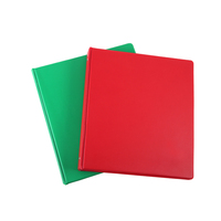 Carpeta Organizadora de Plástico Resistente Personalizada con 3 Anillas, Impermeable, con Bolsillos de PVC y Anillas Inclinadas, Carpeta Colorida para Archivar en la Escuela u Oficina