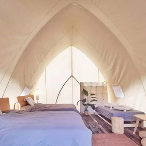 Tentes de luxe pour hôtel, quatre saisons, double couche, en PVC et toile, 35 m, pour resort et camping en bord de mer, grande tente pour 2 personnes - Product Image 3