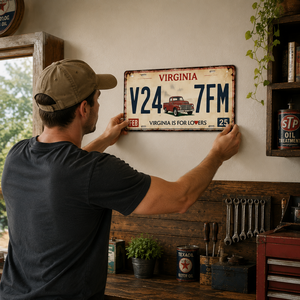 Targhe Vintage Personalizzate, Insegna in Metallo con Stampa UV Effetto Ruggine, Oltre 50.000 Design per Decorazione di Garage, Man Cave e Casa - Product Image 3