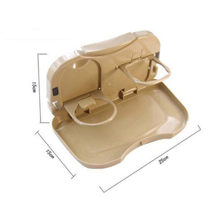 Pliable universel voiture banquette arrière bouteille d'eau boisson tasse porte-plateau plateau de dîner - Product Image 5
