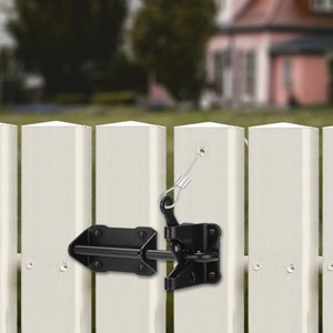 Heavy Duty Gravity <strong>Gate</strong> <strong>Latch</strong> Steel Lockable For Wood <strong>Fence</strong> Farm Sliding Security Outdoor <strong>Gate</strong> <strong>Hardware</strong> - Product Image 6