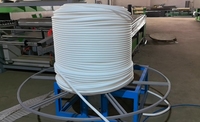 Insert de tuyau pex/pert dans un tuyau en mousse et machine à film de stratification pour tuyau d'isolation de climatisation