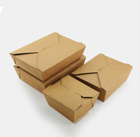 New Arrival Lunch Box Grey Corrugated Cardboard Kraft Paper Soft Folding Fancy Packaging Embossed Folding Kraft for Food Storage