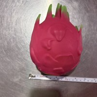 Nouveau Jouet Anti-Stress en Caoutchouc Souple à Rebond Lent en Forme de Fruit du Dragon Géant, Idéal pour les Plus de 14 Ans, Unisexe