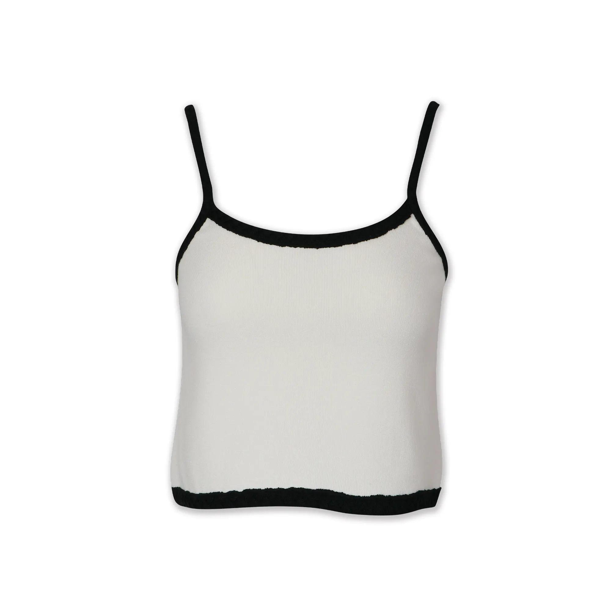 Sản Phẩm Mới Nhất Chất Lượng Tốt Cotton Sexy Vòng Cổ Đan Dây Đeo Crop Top Cho Phụ Nữ