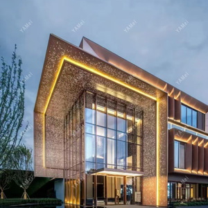 Muro Cortina de Aleación de Aluminio Moderno Personalizado, Marca <span class=keywords><strong>YaMei</strong></span>, 5 Años de Garantía para Hoteles, Centros Comerciales, Villas, Hospitales, Soporte In Situ - Product Image 6