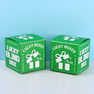 Scatola Misteriosa Natalizia Personalizzata OEM per Piccole Imprese, Scatola Ecologica Resistente in <span class=keywords><strong>Cartone</strong></span> Bianco con Stampa CMYK - Product Image 1