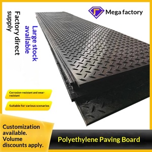 <span class=keywords><strong>Plaque</strong></span> de protection du sol en polyéthylène hexagonal, polymère HDPE UHMWPE, motif saule, résistante à la compression, pour base routière - Product Image 4