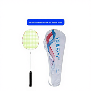 Raqueta de bádminton de fibra de carbono completa, dureza moderada, mango G5, profesional, ultraligera, duradera, para hombres y mujeres, conjunto de entrenamiento para principiantes - Product Image 5