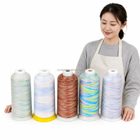 Fil à broder acrylique Hand Look 24S 2 brins, multicolore, 240 couleurs, 1500m, pour broderie plate, vente en gros