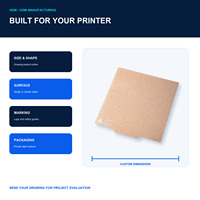 Plaques de construction en acier à ressort PEI en gros, fabricant OEM pour les distributeurs d'imprimantes 3D