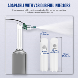 Herramienta de prueba y limpieza de inyectores de combustible MRCARTOOL V30, probador de pulso de inyectores automotrices de 12V para diagnóstico del sistema de combustible del automóvil - Product Image 4