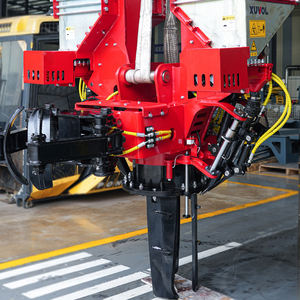 XUVOL Forestry Machinery Plantation Equipment 13-15T Excavator Attachment Pit Rotator <b>Soil</b> Pusher Double-bin Fertilizer <b>Spreader</b> - Product Image 3