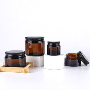 Botol Salep Kaca Coklat Tertutup Rapat, Wadah Obat Tradisional Cina untuk Krim Wajah dan Mata 100ml, Wadah Kosmetik Kaca - Product Image 4