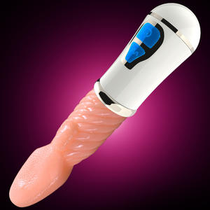 Girante vibrante sesso orale Clit Dildo stimolatore G-spot Swing lingua leccare vibratore giocattoli sessuali per le donne - Product Image 3