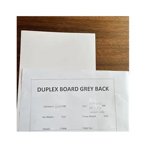 Good Quality Nice Price Per Sheet Grey Back White Coated Duplex Paper