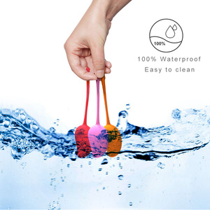 Bolas <span class=keywords><strong>vaginales</strong></span> Ben Wa para ejercitar los músculos pélvicos, Juguetes sexuales para mujeres, vibrador, forma de Mango, 3 uds. - Product Image 6