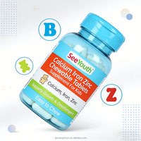 Complément Alimentaire Multivitaminé Naturel à Base de Plantes Calcium Fer Zinc en Comprimés pour Enfants et Adultes – Améliore la Densité Osseuse et Renforce le Système Immunitaire