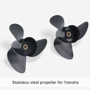 Hélice de moteur hors-bord Yamaha 2 <span class=keywords><strong>temps</strong></span> 9,9 CV 15 CV 25 CV à 3 pales 6E5-463V-45943-10-EL <span class=keywords><strong>Enduro</strong></span> pour bateau - Product Image 2