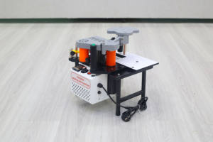 Machine à chantourner portative avec applicateur de colle, outil de travail du bois de précision pour placage <span class=keywords><strong>PVC</strong></span> - Product Image 5