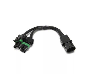 Автомобильный 2-ходовой погодовой пакет, штекер на 2 гнезда, водонепроницаемые разъемы, сплиттер, кабель, автомобильный провод, жгут для автомобильных светодиодных ламп - Product Image 1