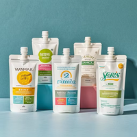 Pochettes souples personnalisées de 250 ml et 500 ml en PE avec bec verseur pour emballage de lait liquide, aliments pour animaux et gelée, imprimées en héliogravure, recyclables