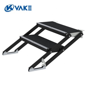 Bán buôn khác nhau bền di động gấp giai đoạn cầu thang vuông mô hình Hợp kim nhôm và ván ép TUV chứng nhận cho đám cưới - Product Image 4