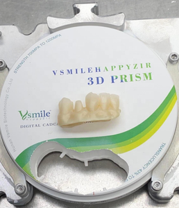 Blocco di zirconio dentale forniture di laboratorio ceramica per odontoiatria fresatrice Cadcam laboratorio dentale - Product Image 5