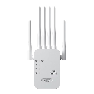 Repetidor <span class=keywords><strong>WiFi</strong></span> de doble banda de 1200Mbps, extensor de largo alcance de 2,4G y amplificador de señal 5G, repetidor <span class=keywords><strong>WiFi</strong></span> - Product Image 1