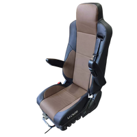 Sièges conducteur de luxe à dossier haut en cuir/PVC Suspension pneumatique Hauteur réglable Inclinaison Chauffage-Refroidissement pour un confort optimal Mercedes