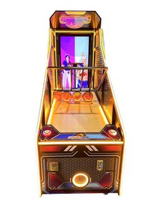 เครื่องเล่นบาสเก็ตบอลอาร์เคดคุณภาพสูง เกมที่เด็กและผู้ใหญ่สามารถเล่นร่วมกันได้ กีฬาในร่ม บาสเก็ตบอลสตรีท อุปกรณ์เกมอาร์เคดที่ทนทาน - Product Image 5