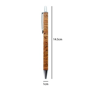 Nuevo Bolígrafo Ecológico Reciclable con Logotipo Personalizado, Tipo Promocional, de Corcho Natural para Oficina - Product Image 5