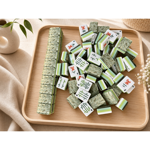 Nuevo en Stock: Mahjong Acrílico Plegable de 4 Capas con Patrón Jade Thunder, Estilo Americano Moderno, Marca Original <span class=keywords><strong>DAEN</strong></span> ODM - Product Image 2