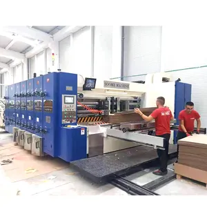 SOOME Automatic corrugated cardboard carton boxes vertical packing machine printing machine carton packing machine