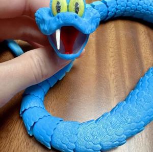Juguete de Serpiente de Plástico Impreso en 3D, Popular, con Articulaciones Móviles, Modelo Animal Realista para Niños, Regalo al por Mayor - Product Image 5